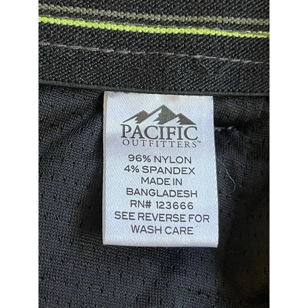 Pacific Outfitters Men's Regular Fit Gray Nylon Blend Pants 36x32‎